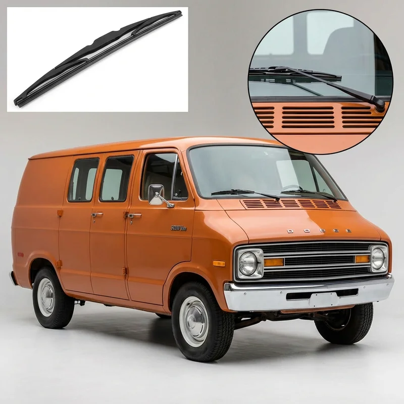 Driver Side Wiper Blade for Dodge B300 Van (1971 - 1974) - 1